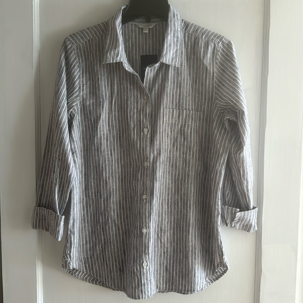 Lucky Brand striped long sleeve shirt
